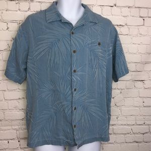 Tommy Bahama Palm Tree Silk Aloha Shirt